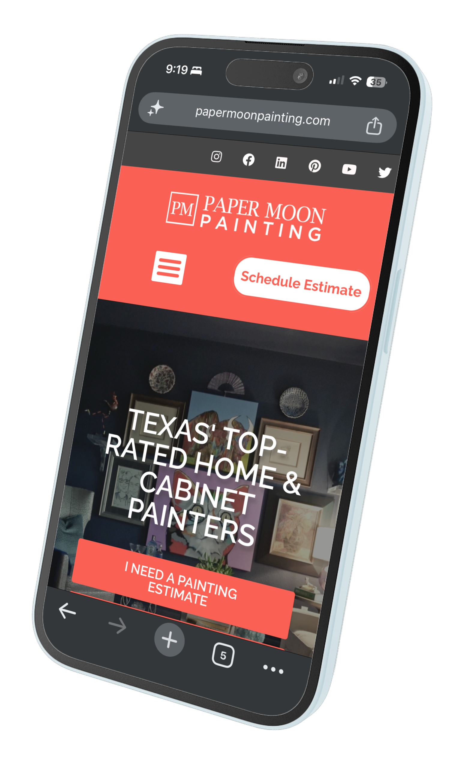 Visit Paper Moon Painting Texas
